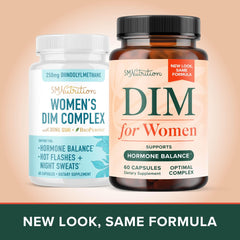 BioPerine-enhanced DIM capsules on label for improved absorption.