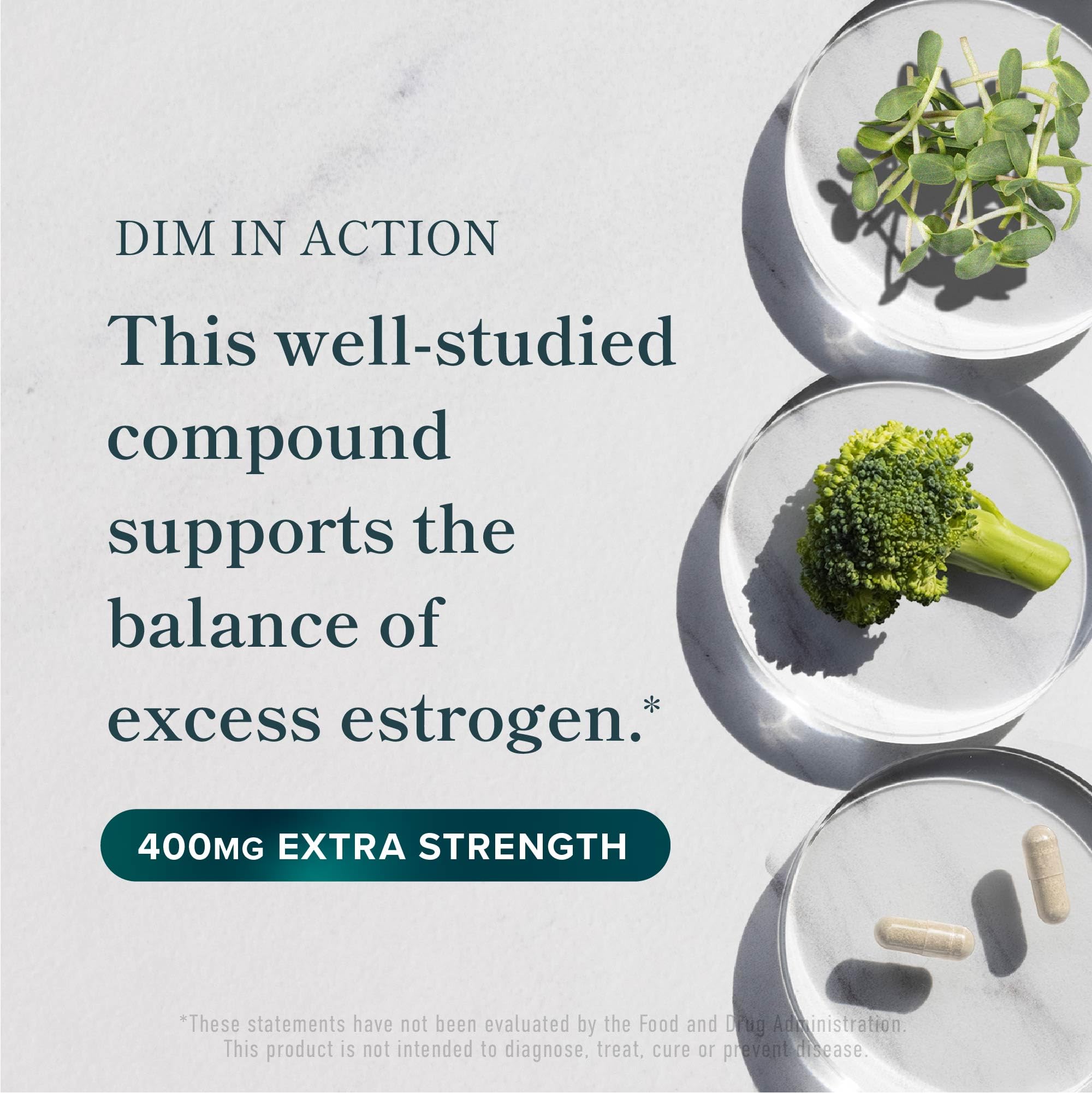 SMNutrition DIM 400mg capsules close-up for daily balance support
