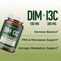 SMNutrition DIM & I3C capsules outline for daily wellness intake