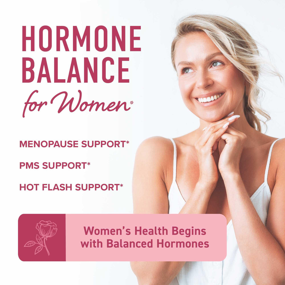 SMNutrition Hormone Balance dropper highlights easy, precise daily dosing.