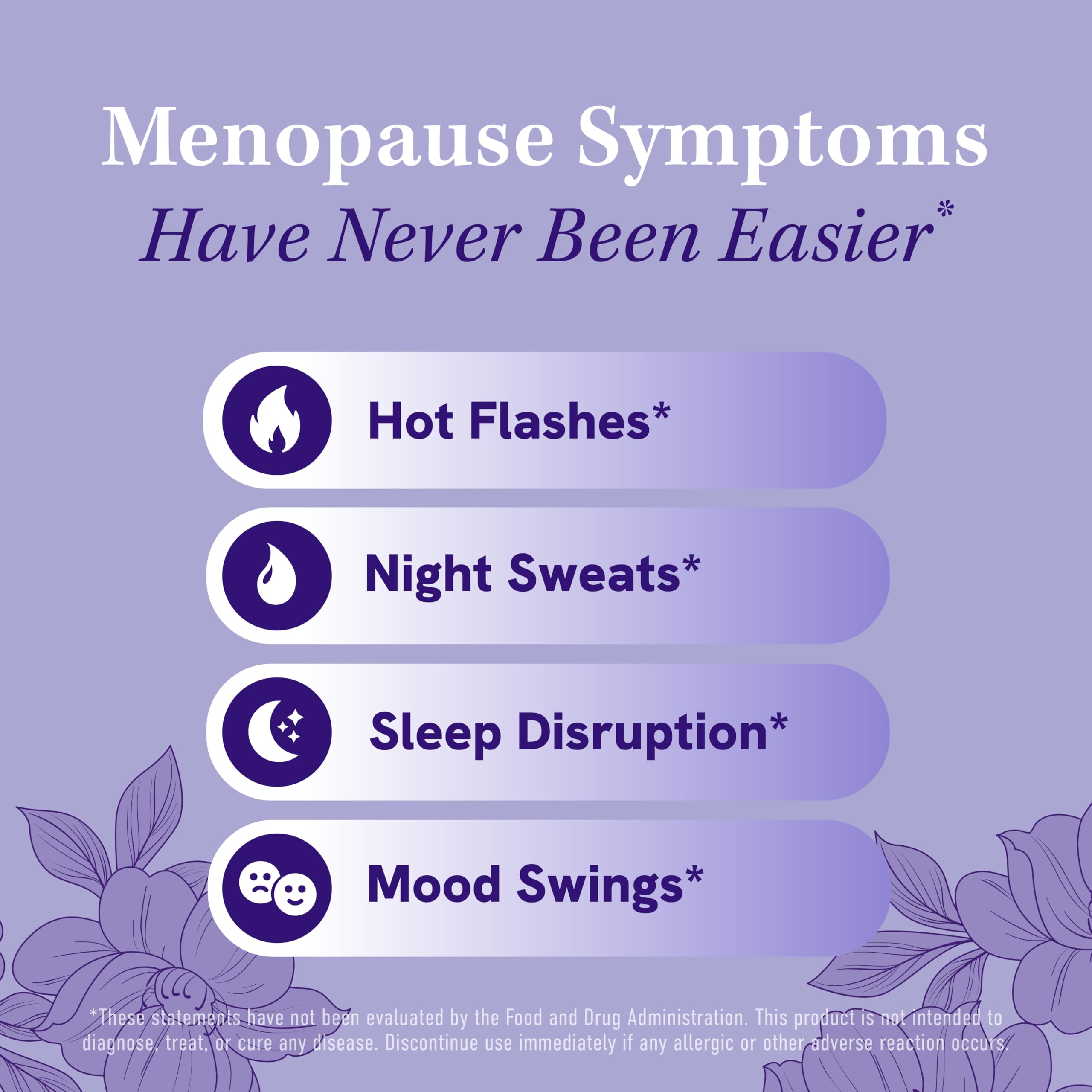 SMNutrition Menopause capsules close-up highlighting multi-symptom relief potential.