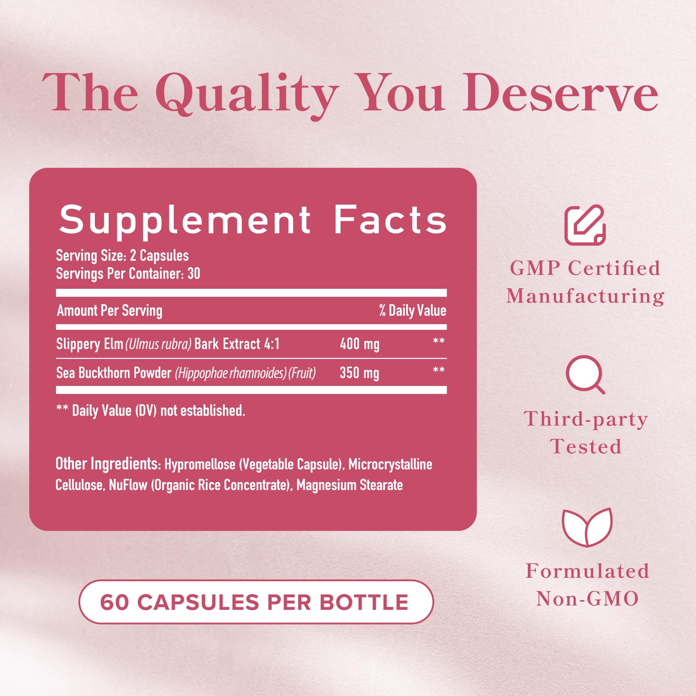 SMNutrition third-party testing seal on packaging signals quality and safety