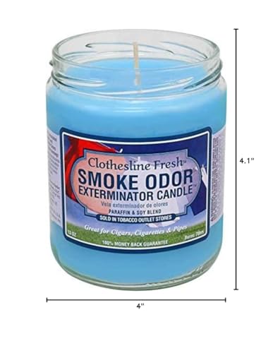 Smoke Odor Exterminator vela 13oz, control-de-olor, uso diario en salones y dormitorios