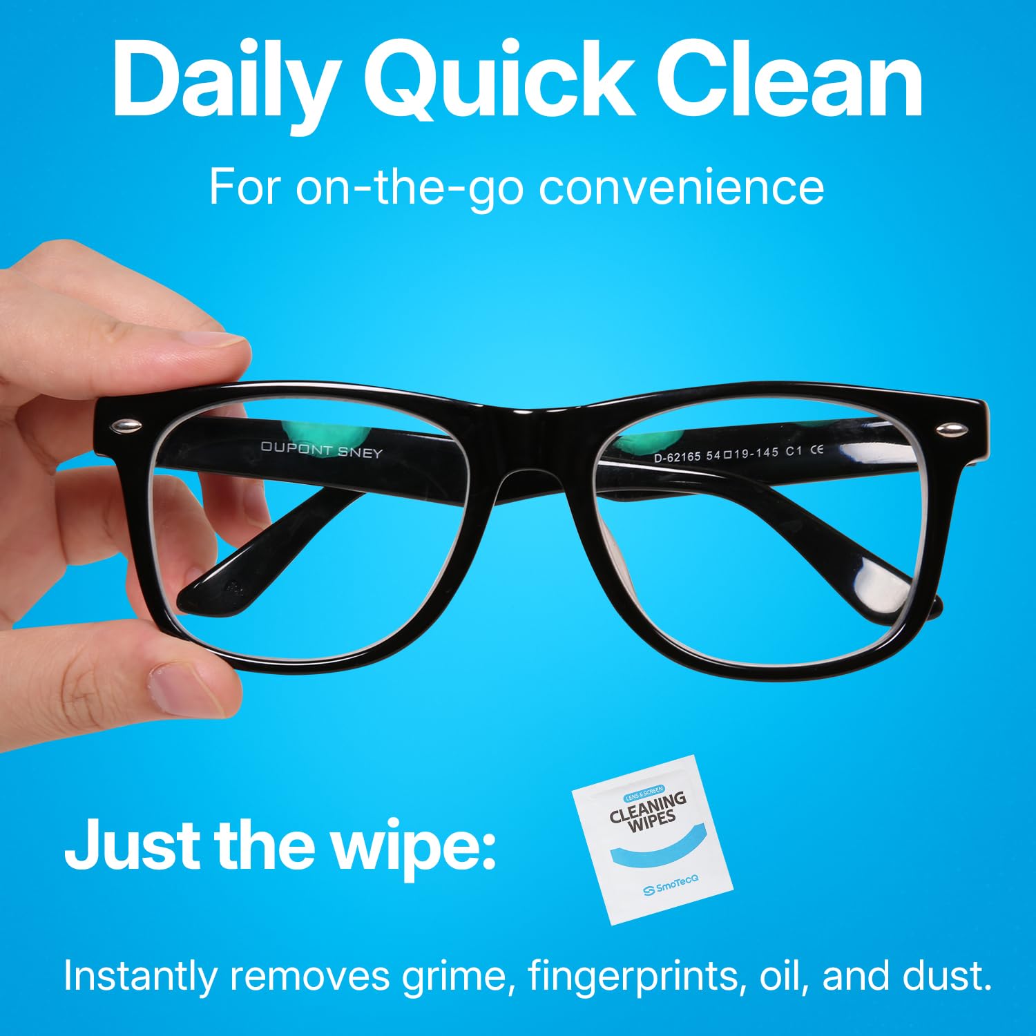 Ammonia-free formula safe for coated lenses and AR coatings.