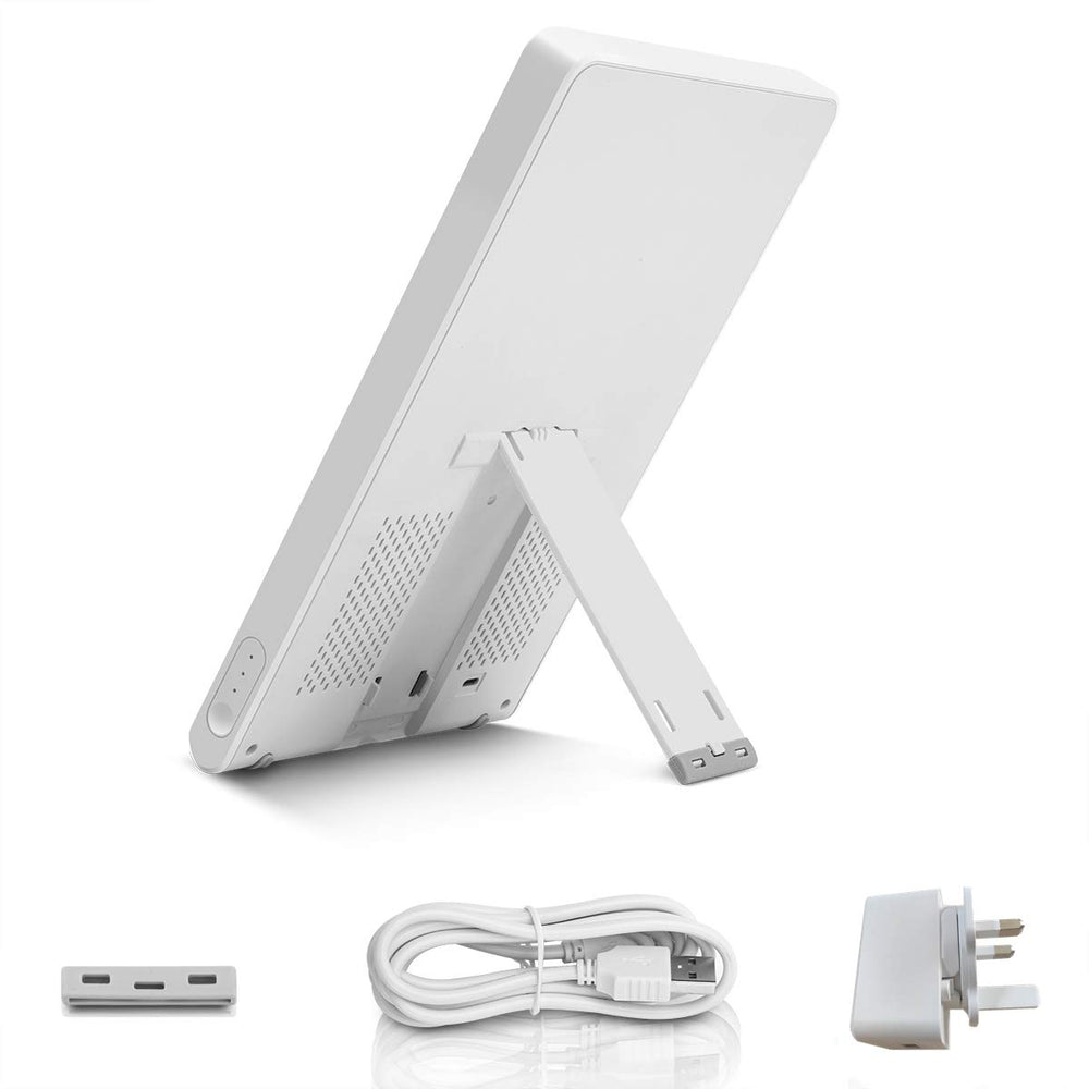 SMY light therapy lamp packaged with user guide