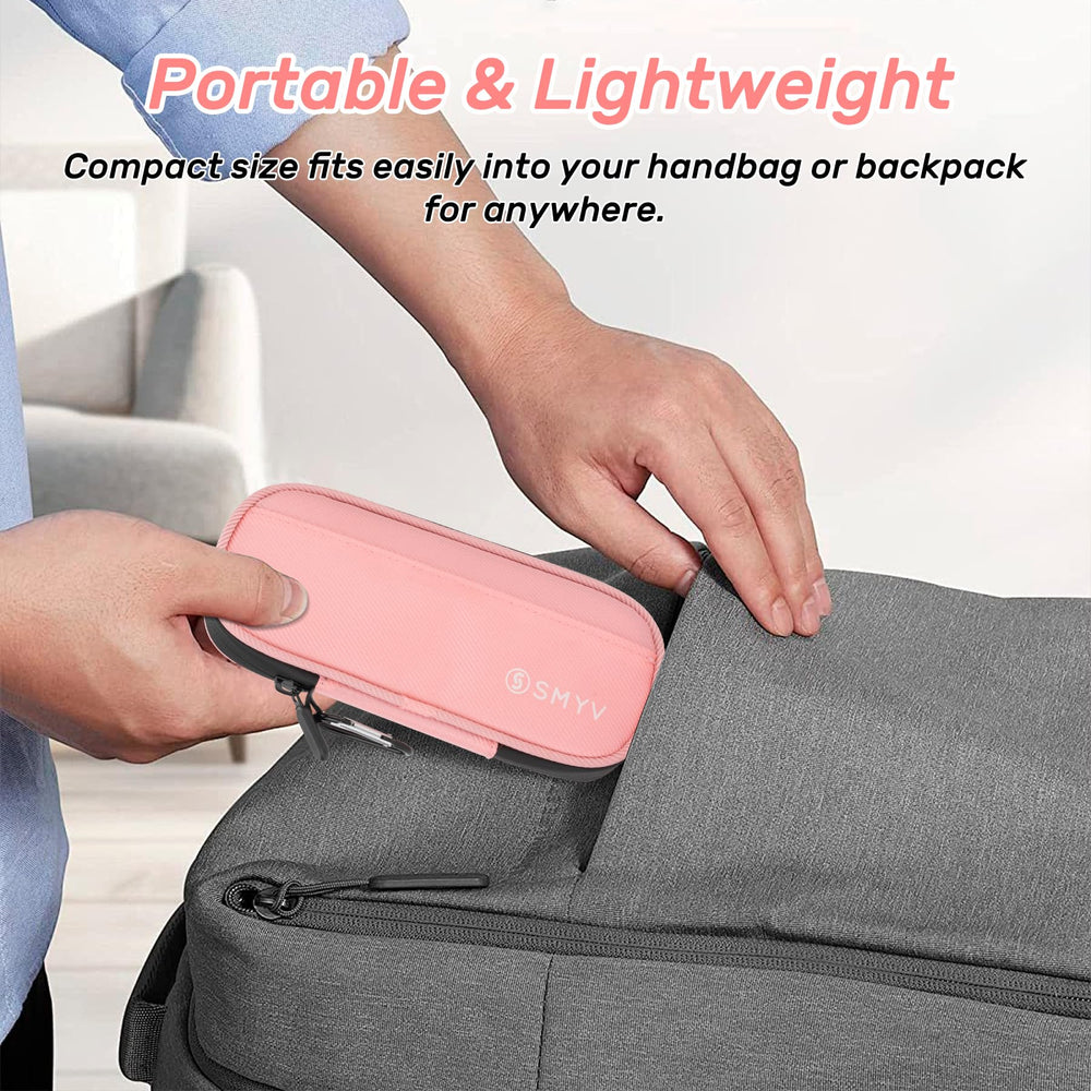 SMYV insulin travel case interior compartments fit pens and supplies
