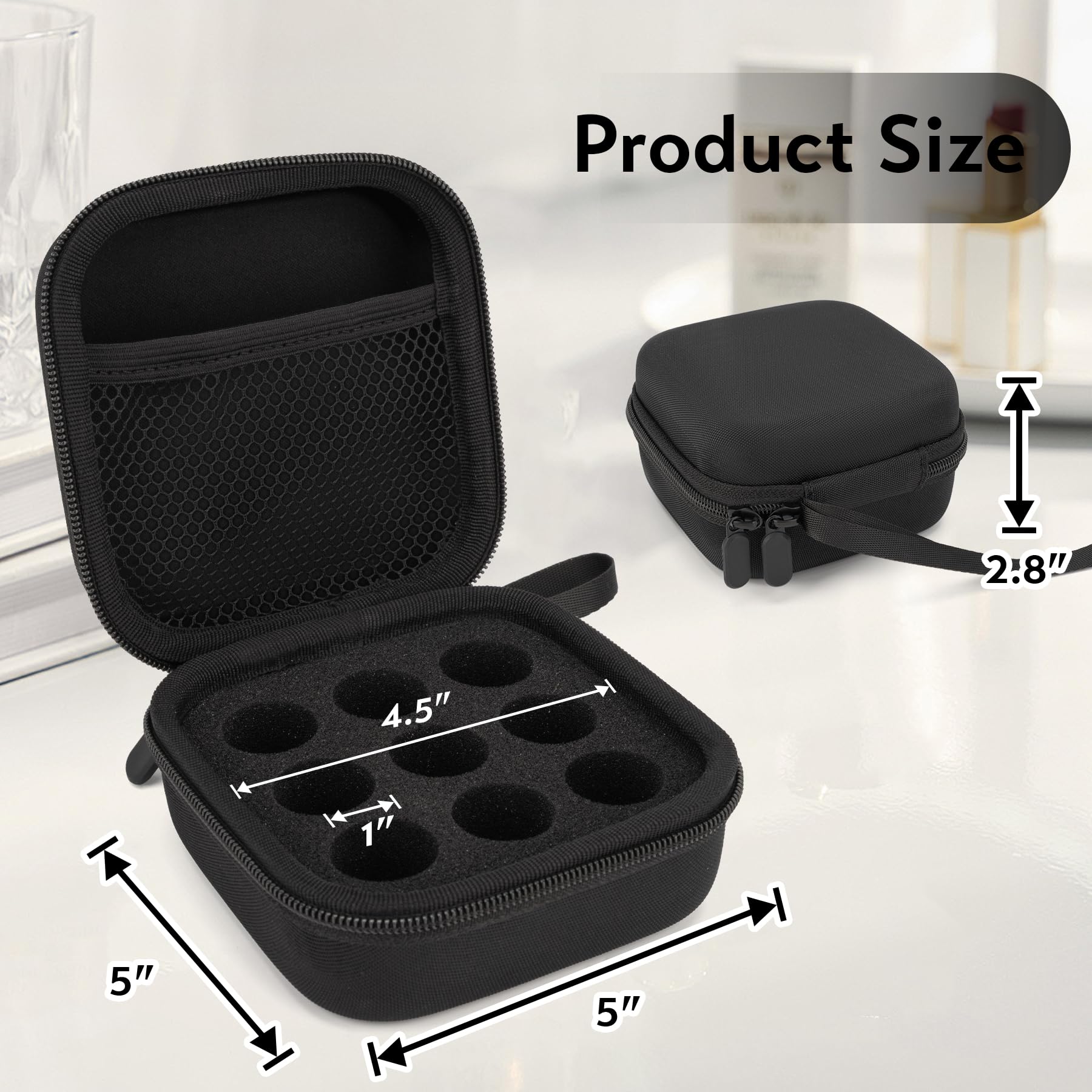 SMYV insulin vial holder shows pre-cut slots for easy placement.