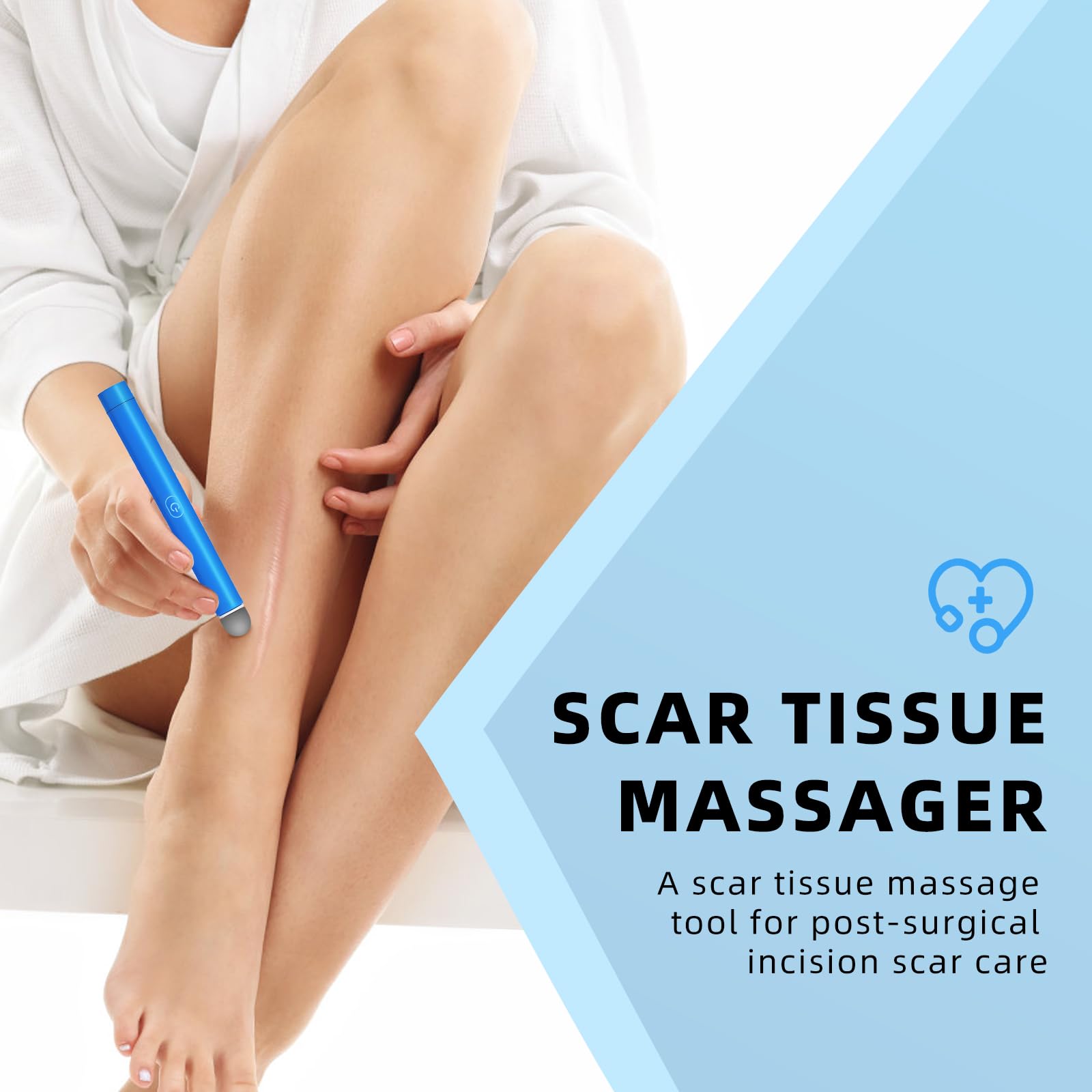 Snafotck with 4 interchangeable heads for versatile scar and muscle treatment.
