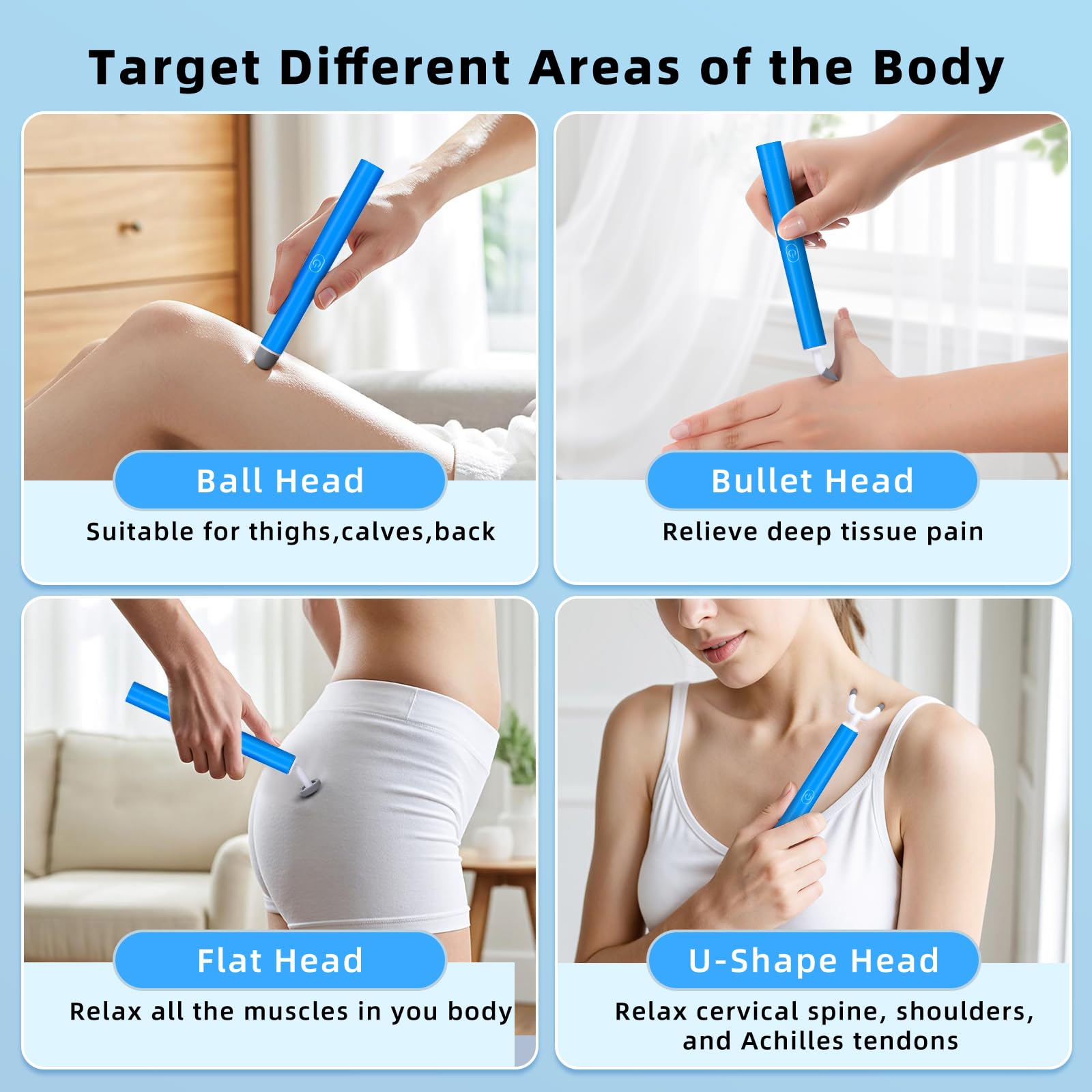 Snafotck Mini Massager's featherweight design fits pockets for easy travel.