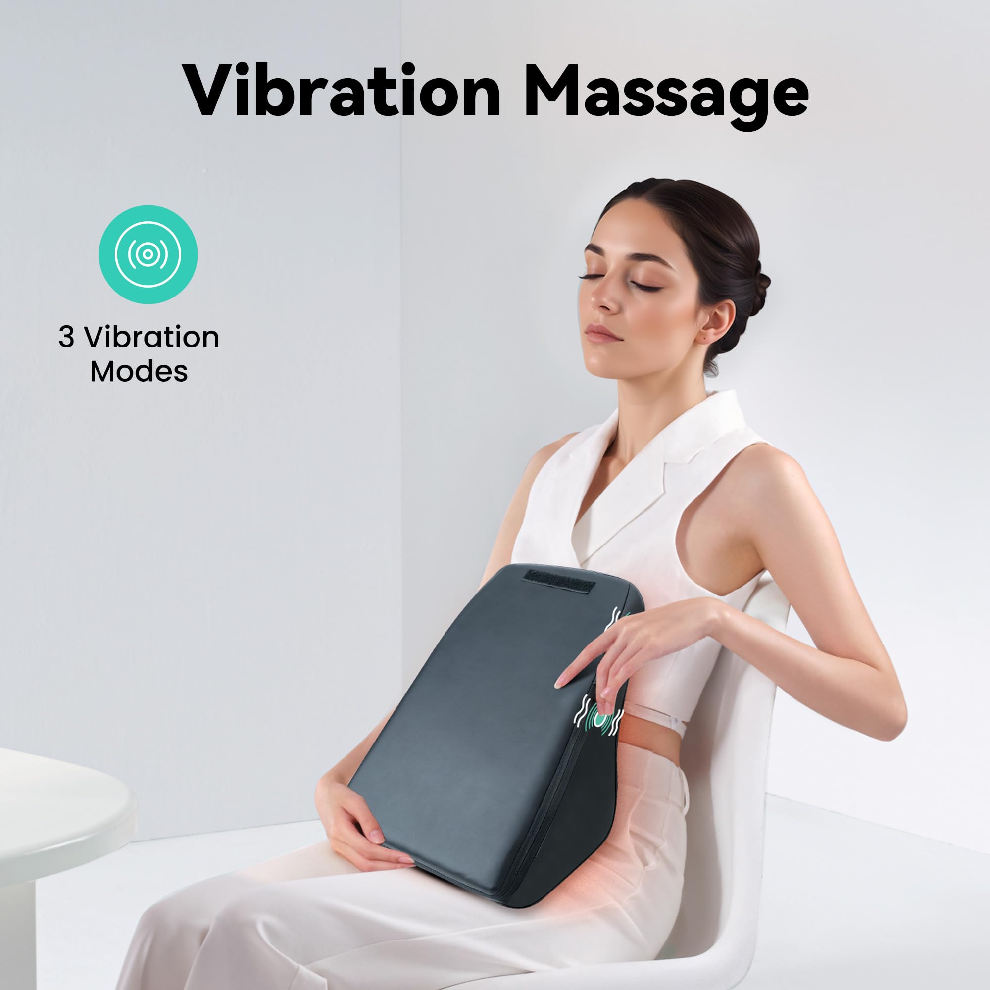 Snailax 3-intensity settings tailor massage strength to your needs