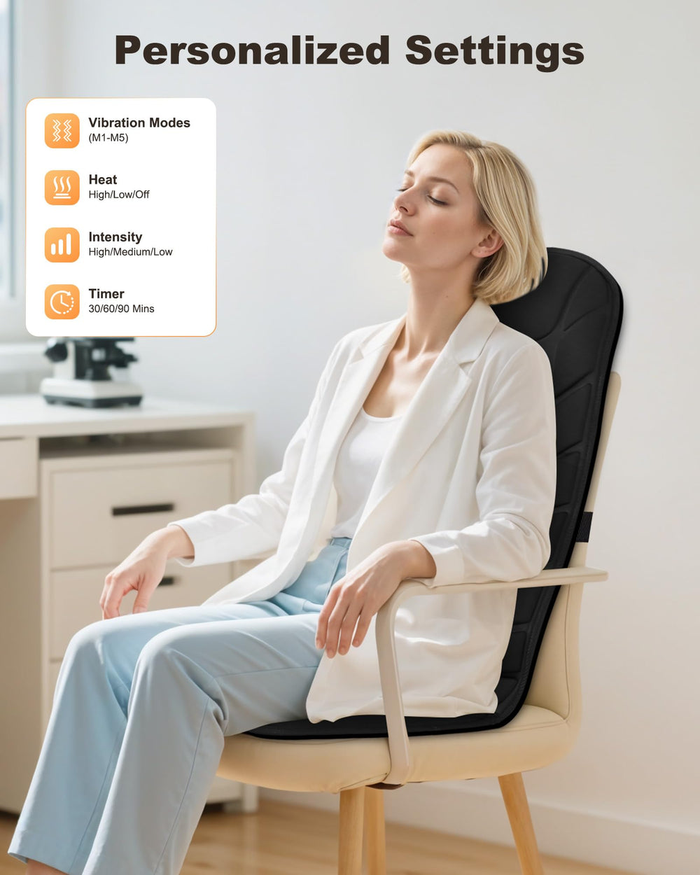 Snailax 5 massage modes for customizable comfort on request.