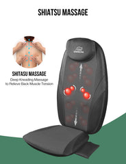 Snailax adjustable-back-area massage to focus higher or lower for personalized relief.