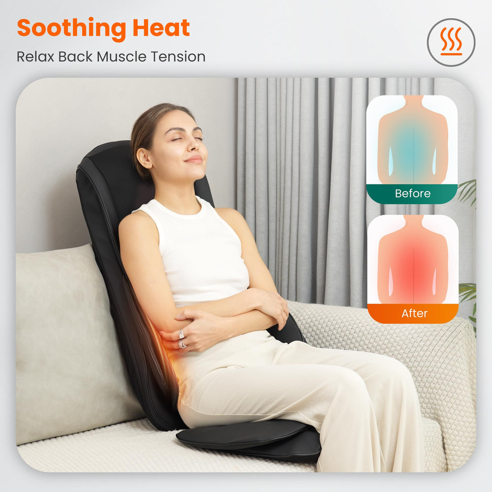 Snailax height-adjustable neck rollers fit different heights for comfort.