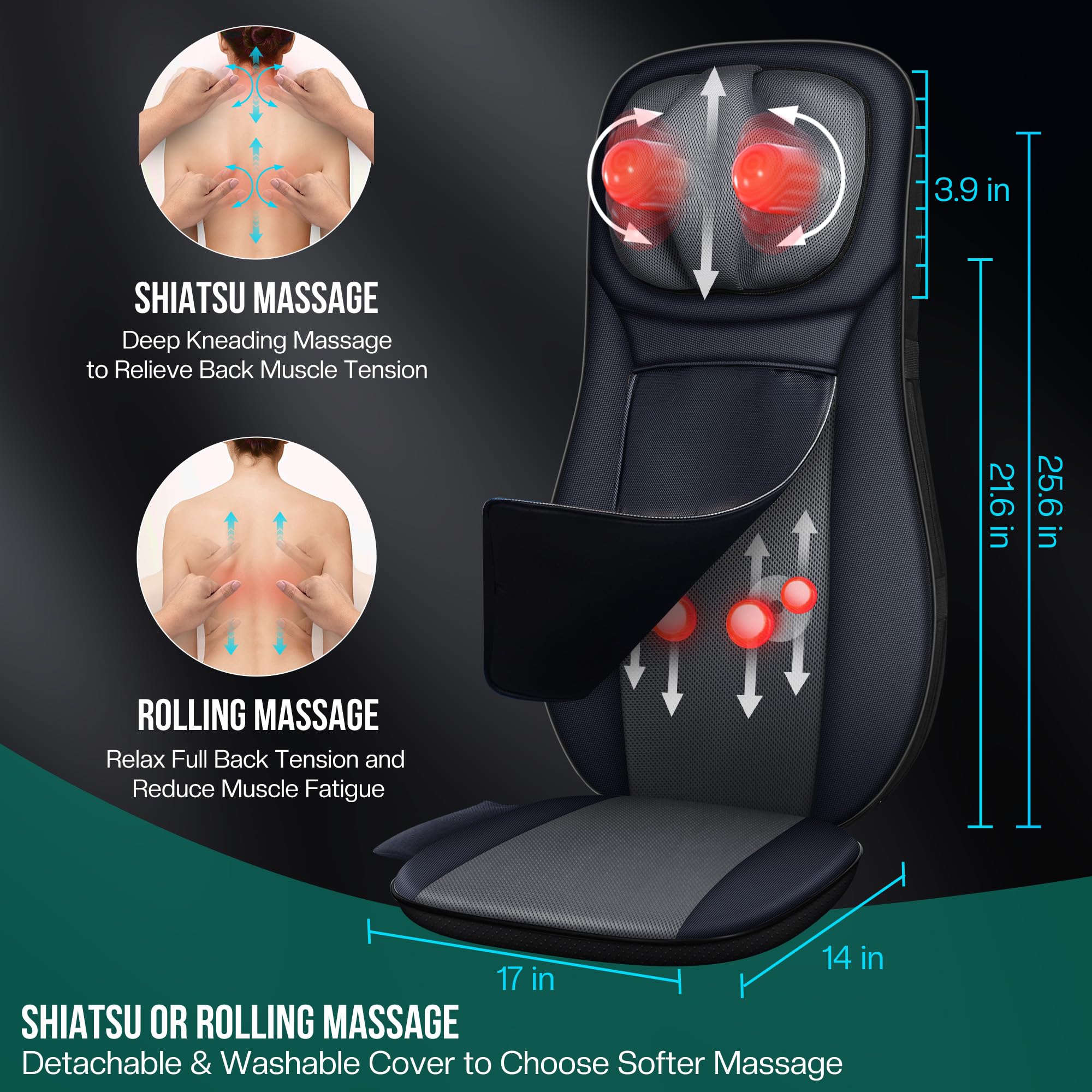 Snailax app controlled massager for convenient customization