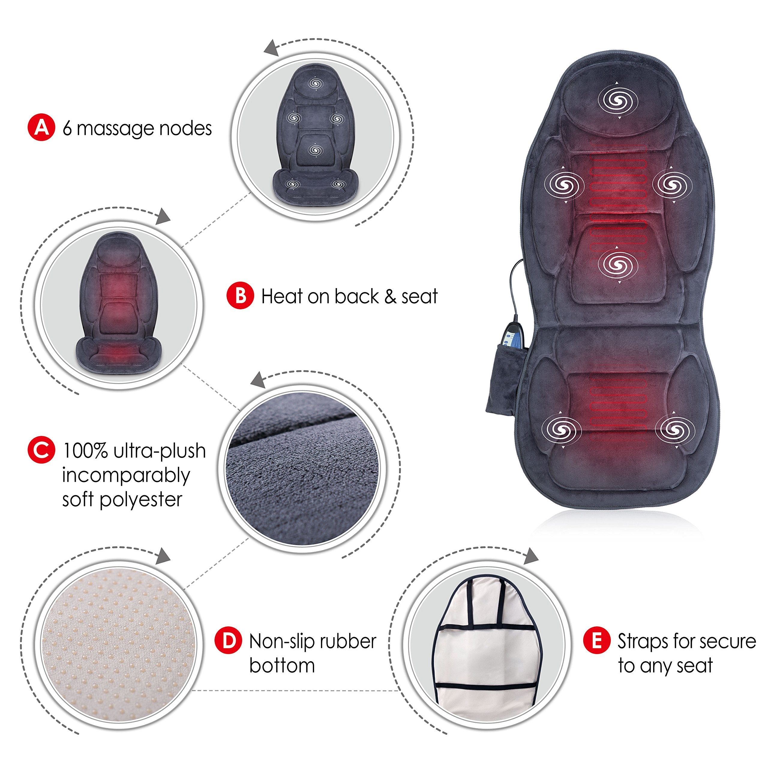Snailax auto shut-off protects sessions with built-in safety feature.