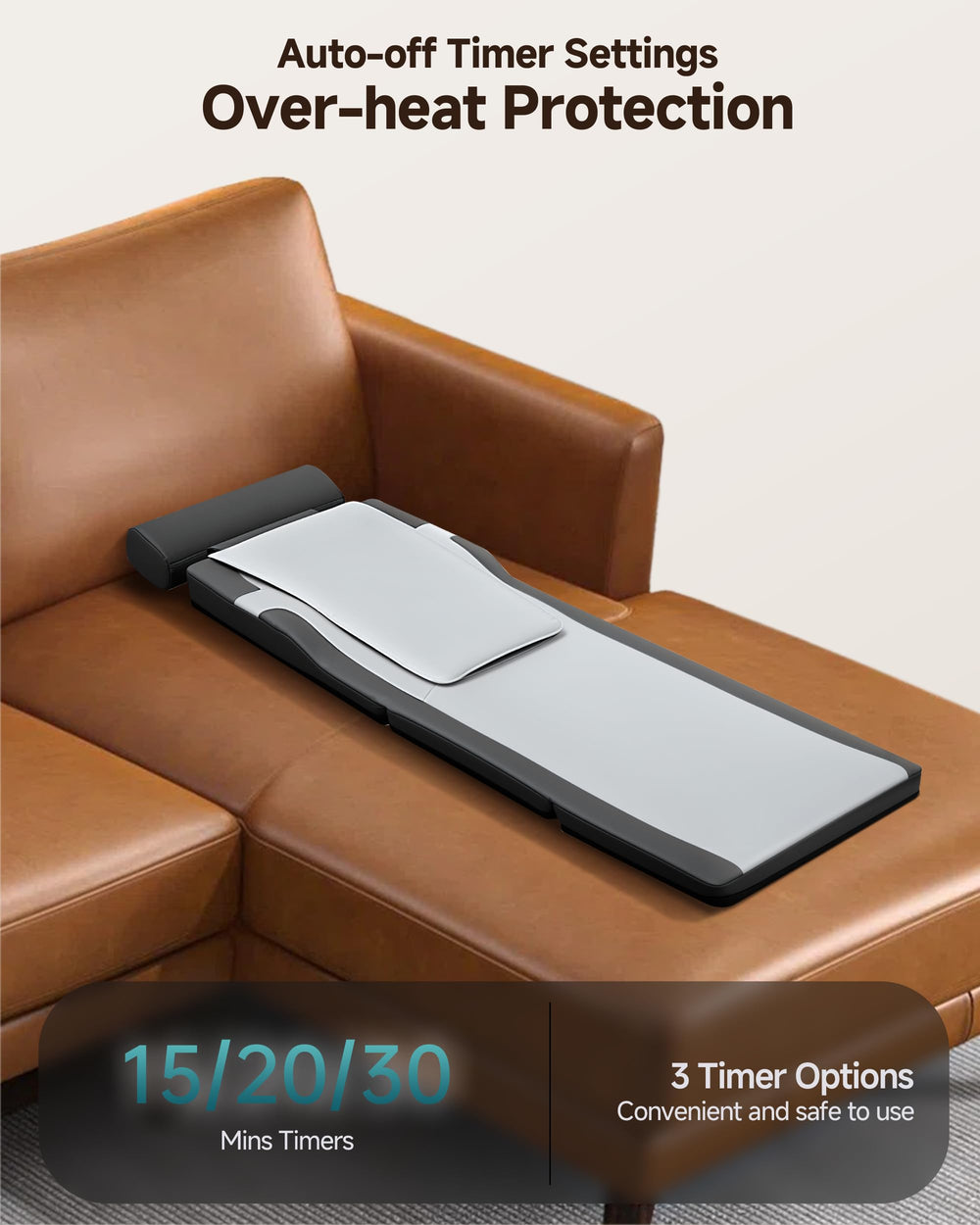 Snailax auto timer back massage simplifies sessions