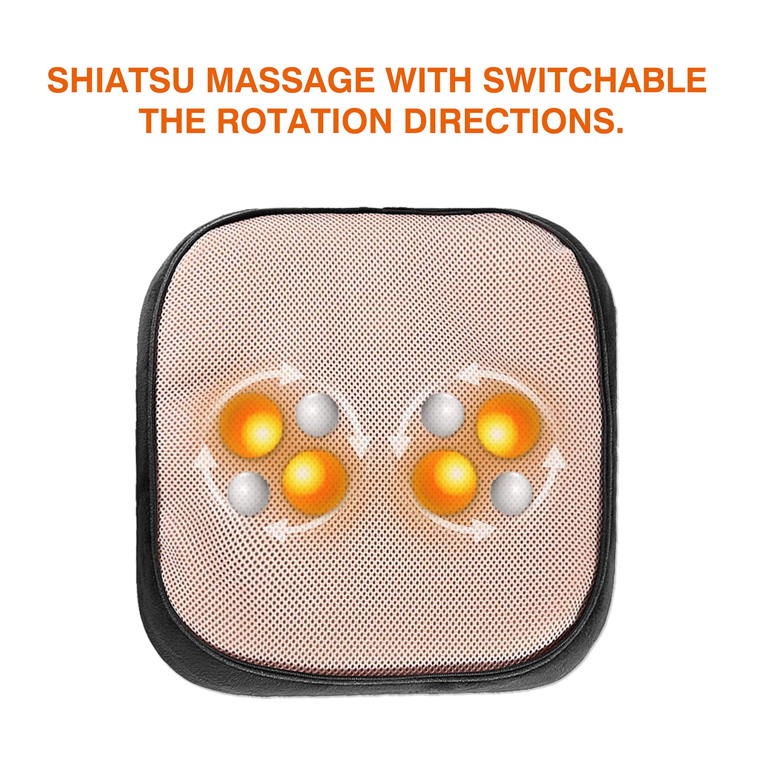 Snailax 2-in-1 design converts to back massage mode