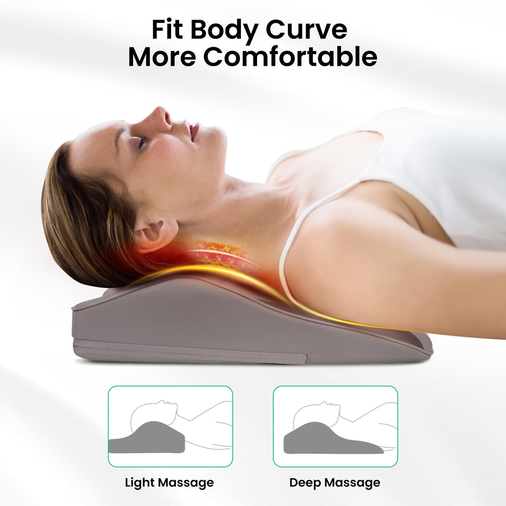 Snailax back massager heat function warms targeted areas for comfort