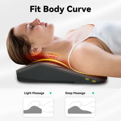 Snailax back massager heat function provides soothing warmth after workouts