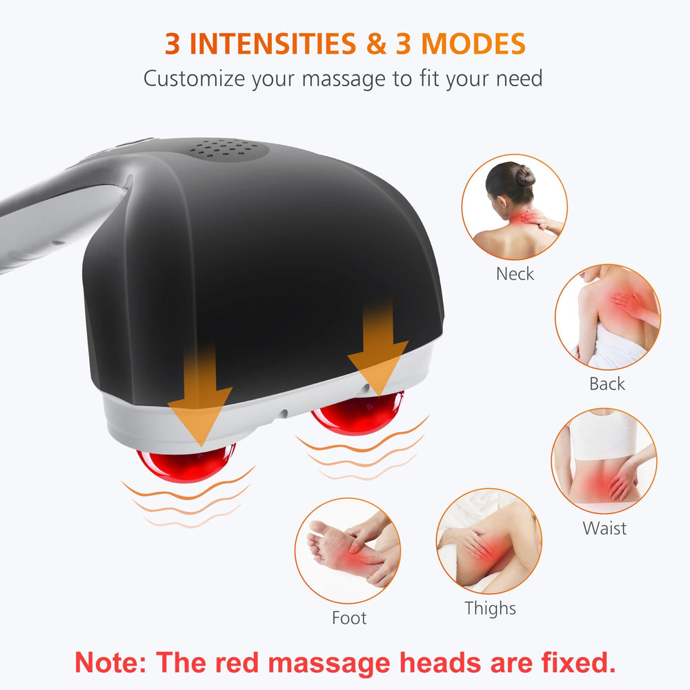 Snailax massager with heat for neck use providing soothing warmth.