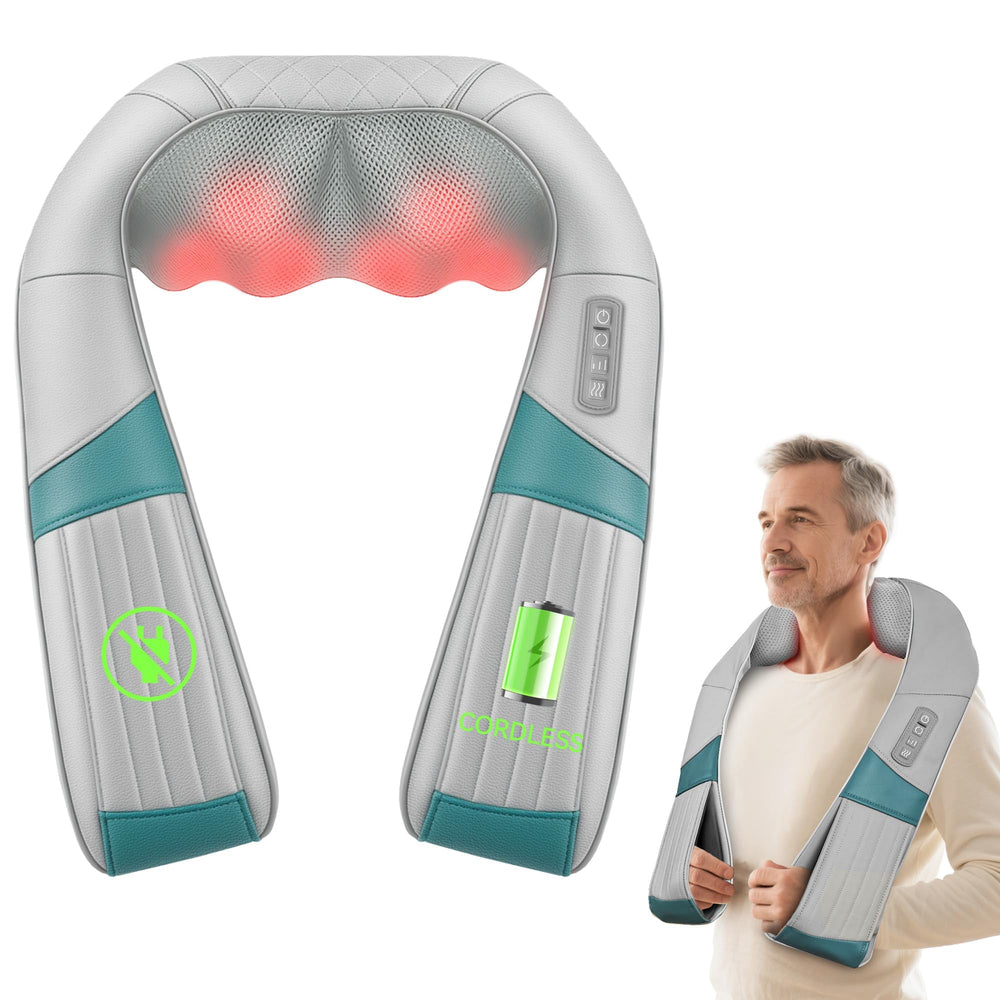 Snailax cordless neck massager delivers wireless relief on demand
