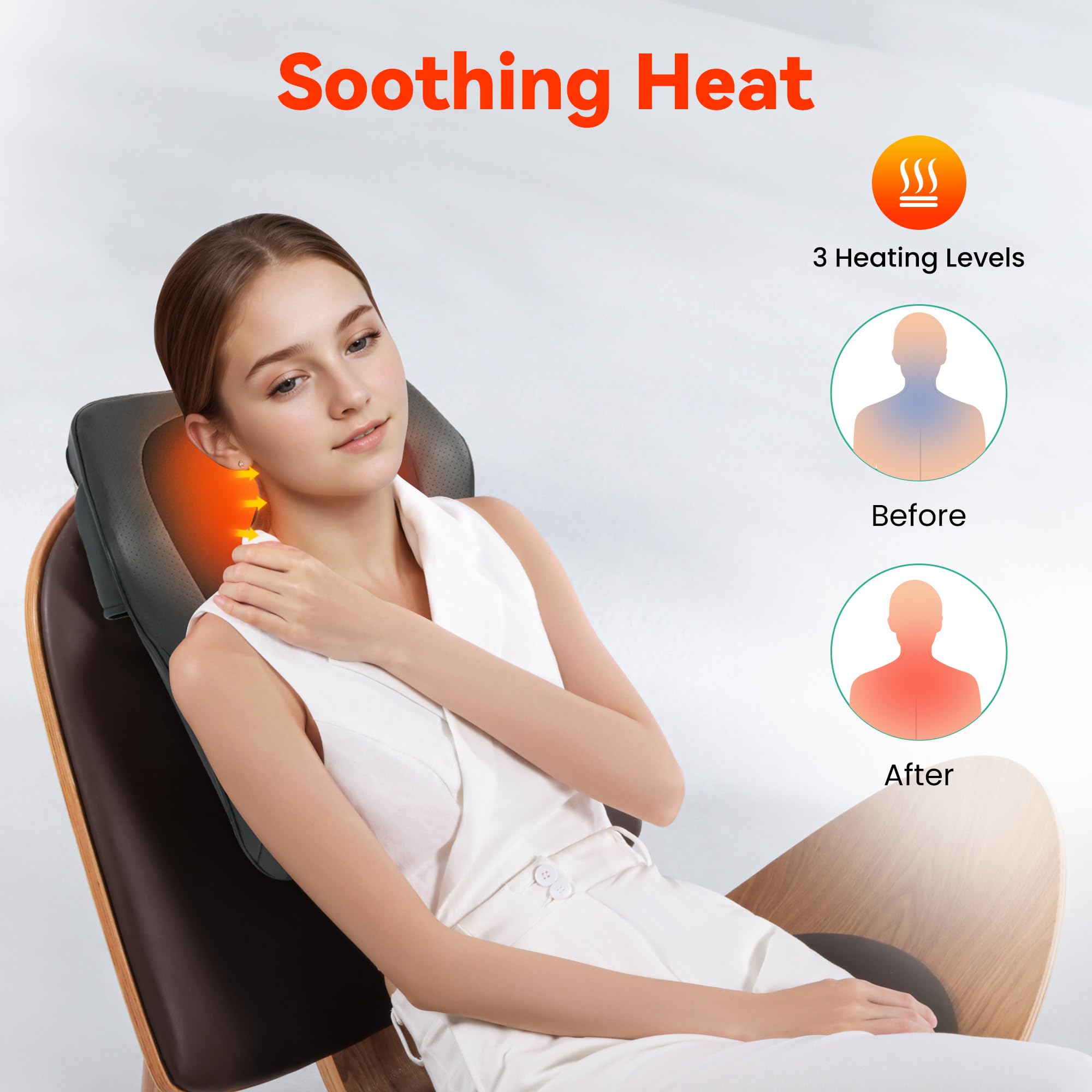 Snailax detachable cover softens massage intensity for a gentler experience