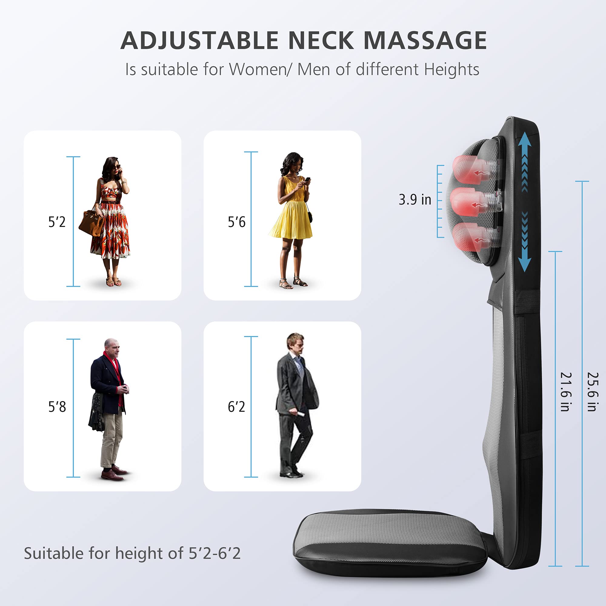 Snailax detachable flap lets you choose softer or stronger massage