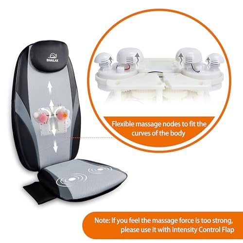 Detachable intensity flap lets you soften or intensify the session on Snailax cushion.