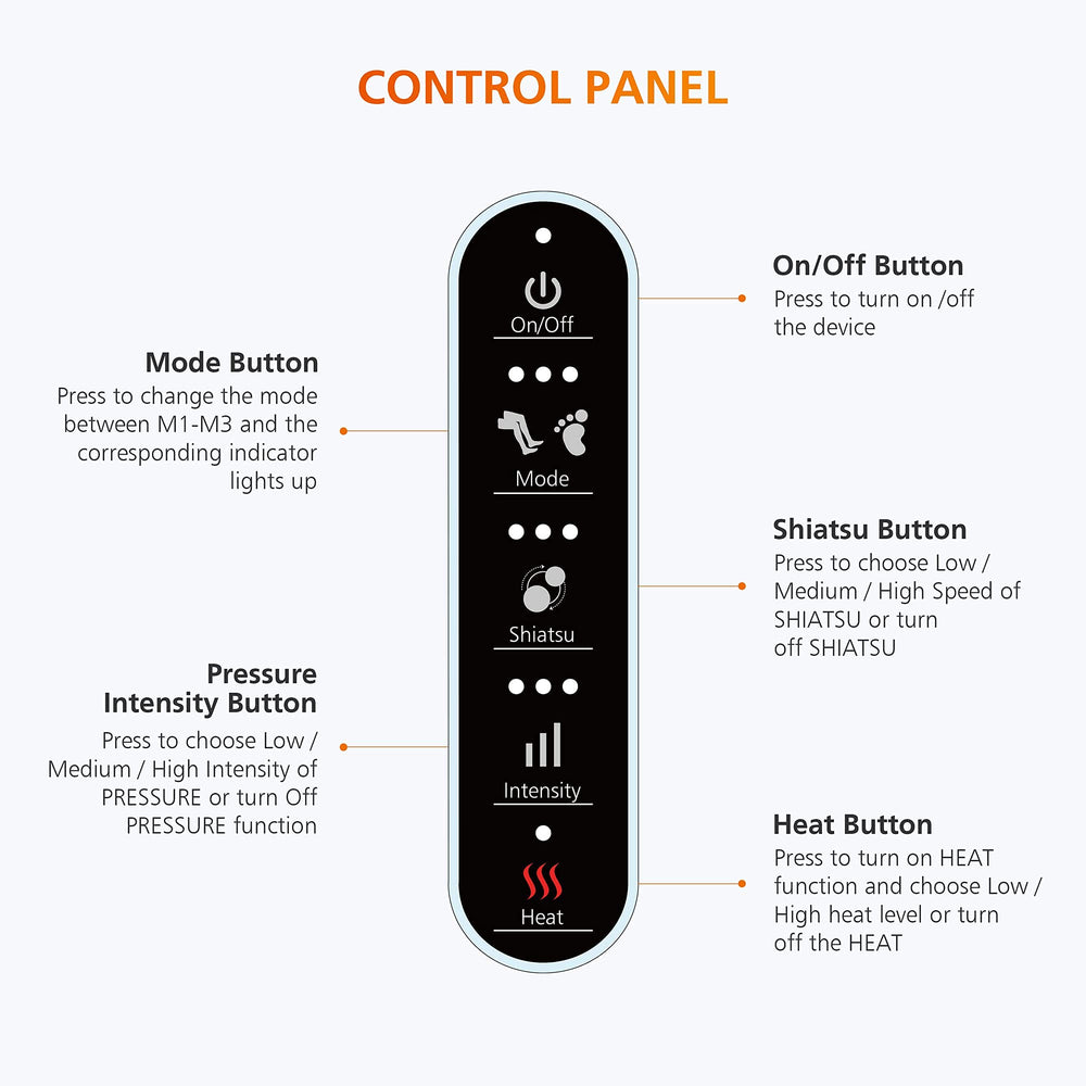 Compact dimensions of the Snailax massager for home use