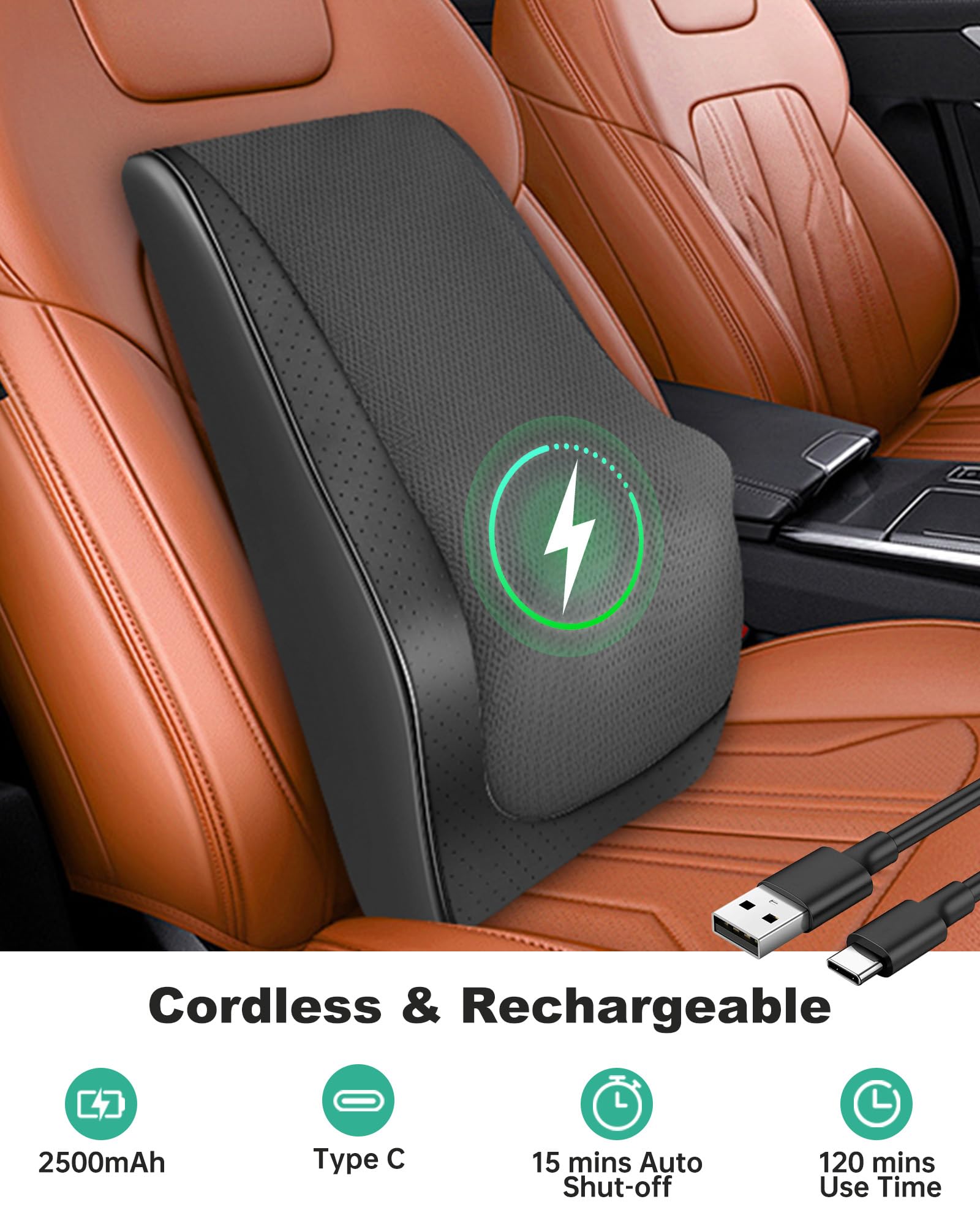 Snailax ergonomic design fits neck and back contours comfortably.