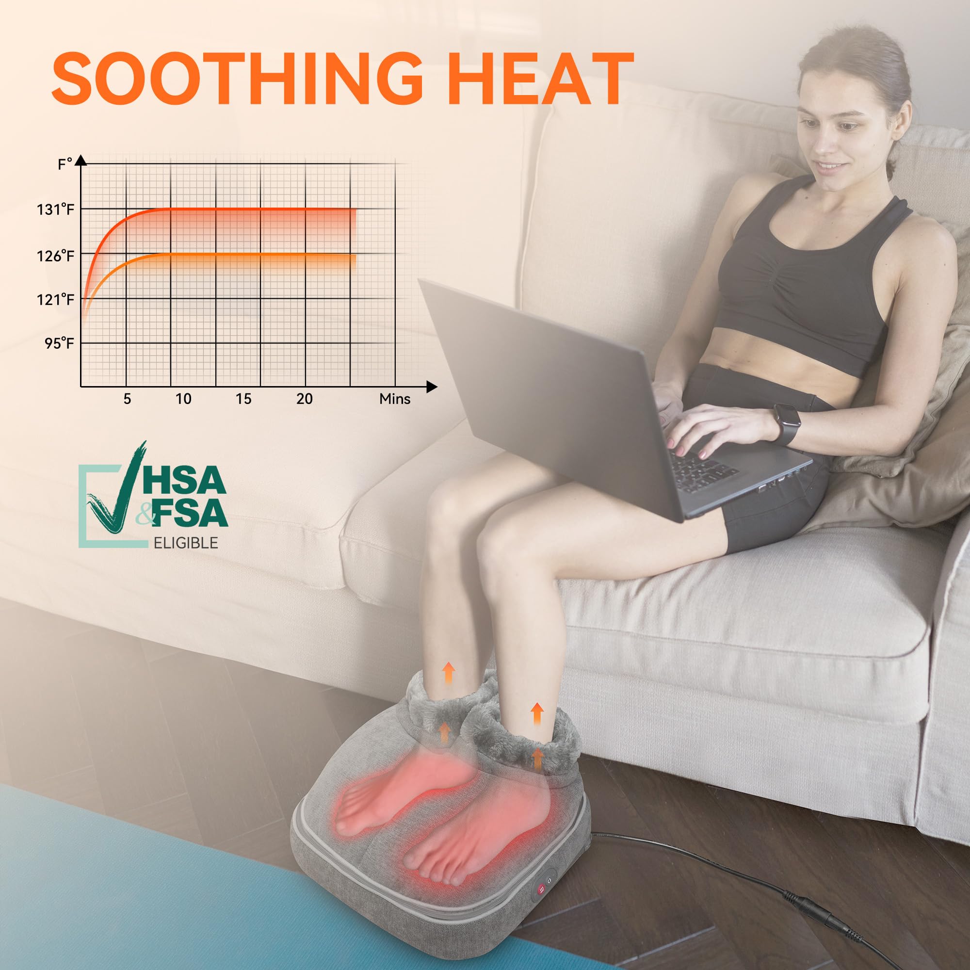 Snailax detachable cover supports quick, hygienic cleaning.