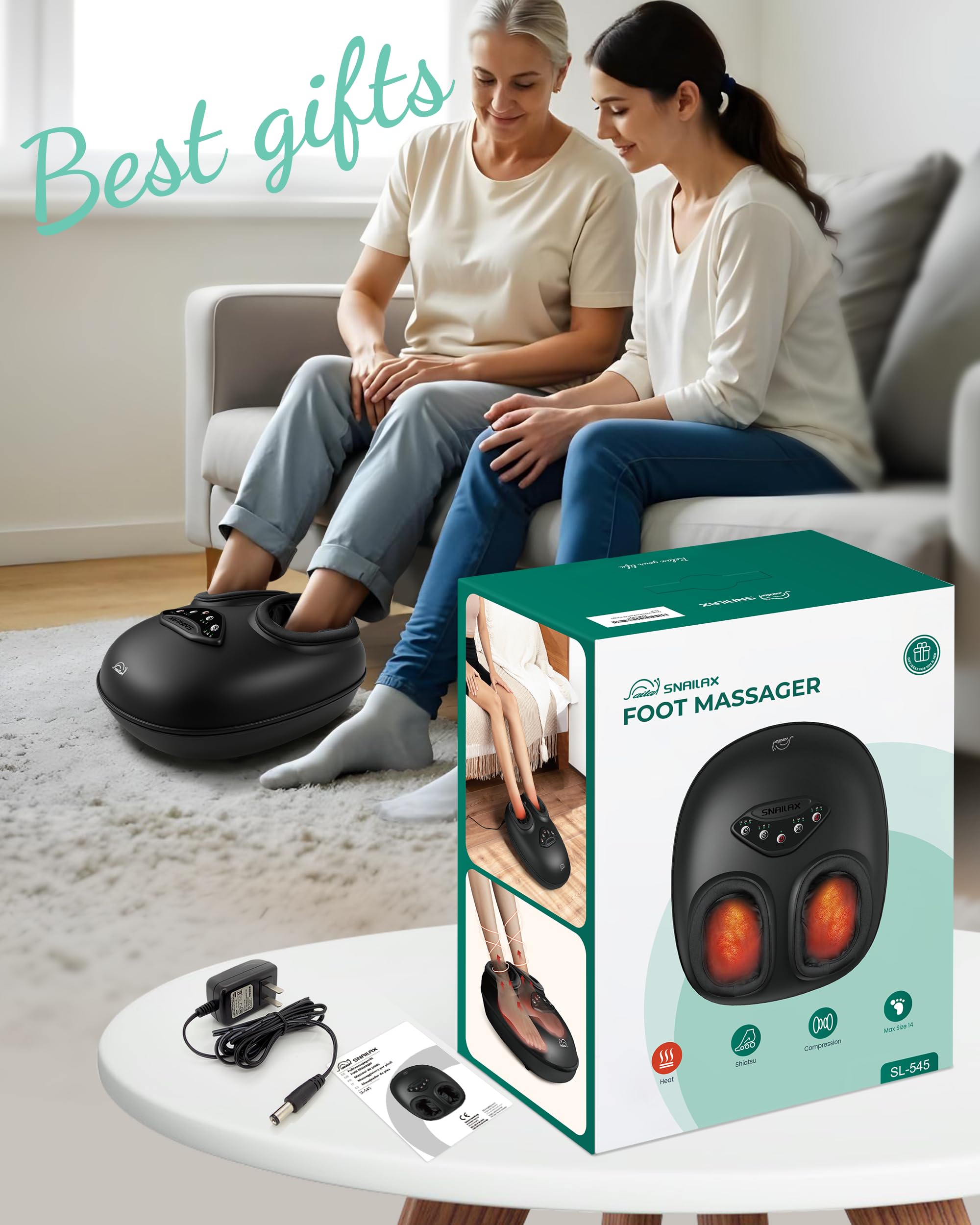 Snailax gift-ready massager ideal for relaxation-focused gifts
