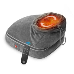 Snailax foot massager with heat and remote control for customizable warmth.