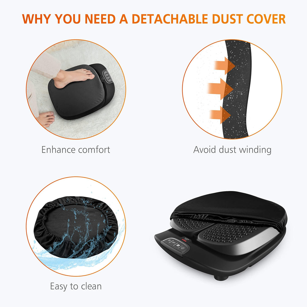 Snailax foot massager overheat protection prevents overheating during use.
