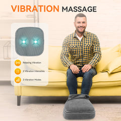 Snailax vibration modes offer targeted foot relief for different zones.