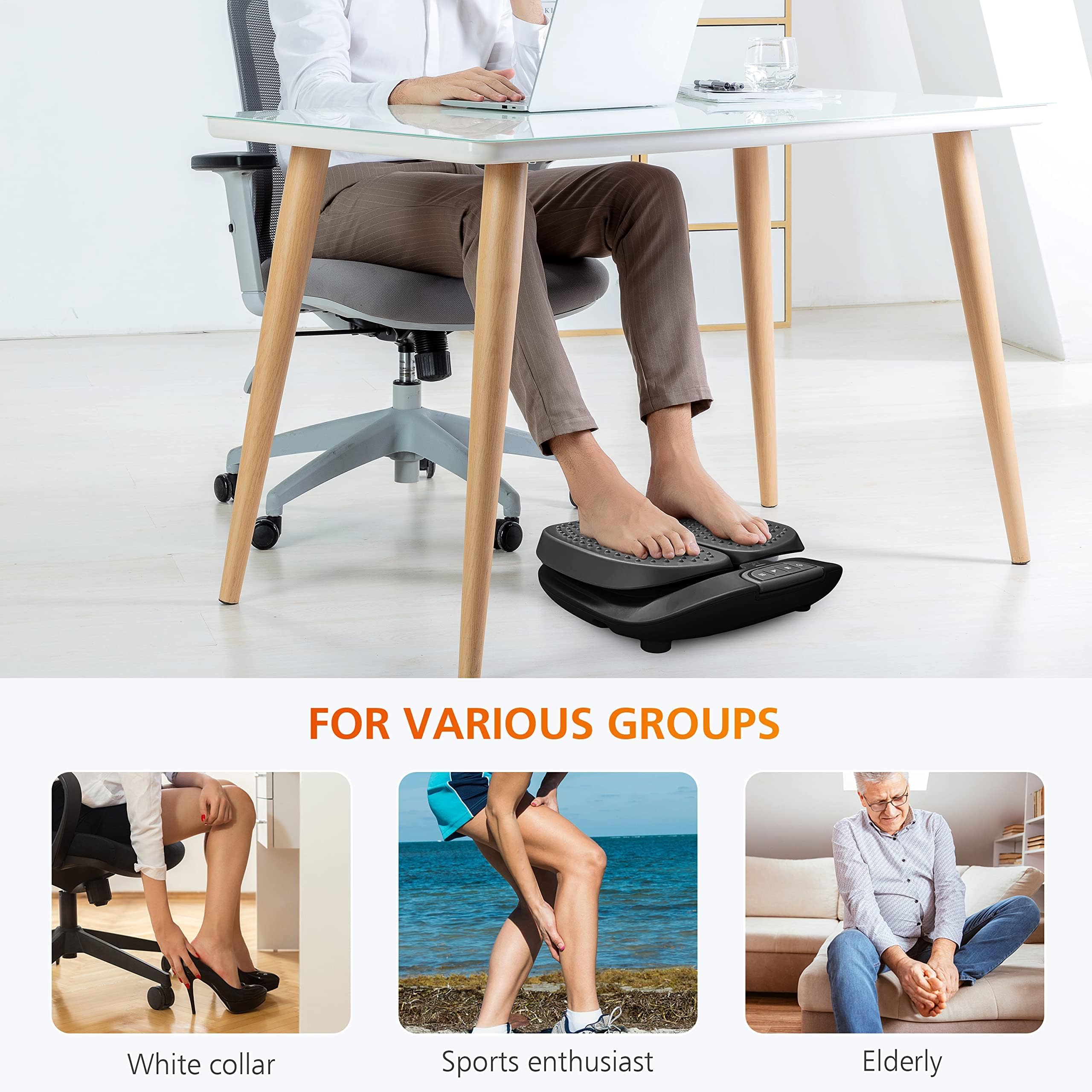Snailax foot massager with washable cover for easy maintenance.