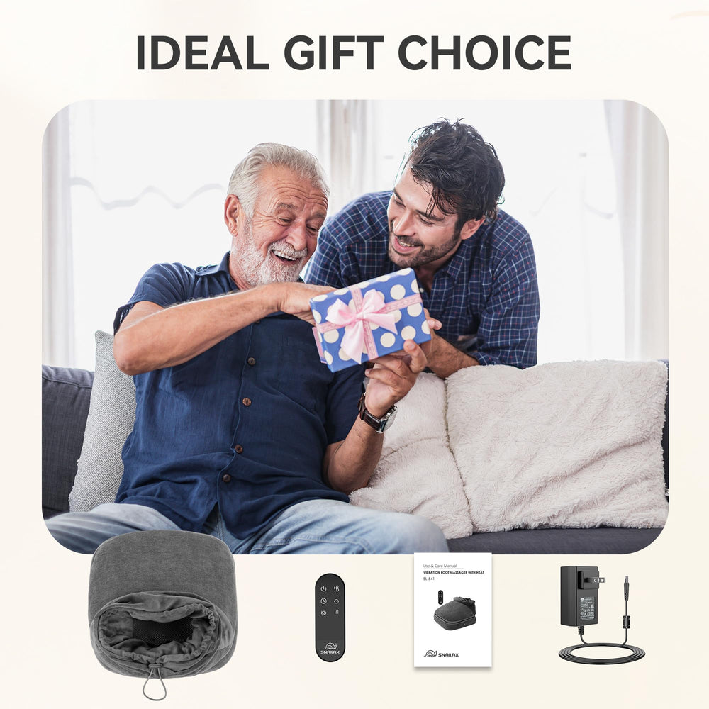 Snailax gift-ready heated massager ideal for office and home.