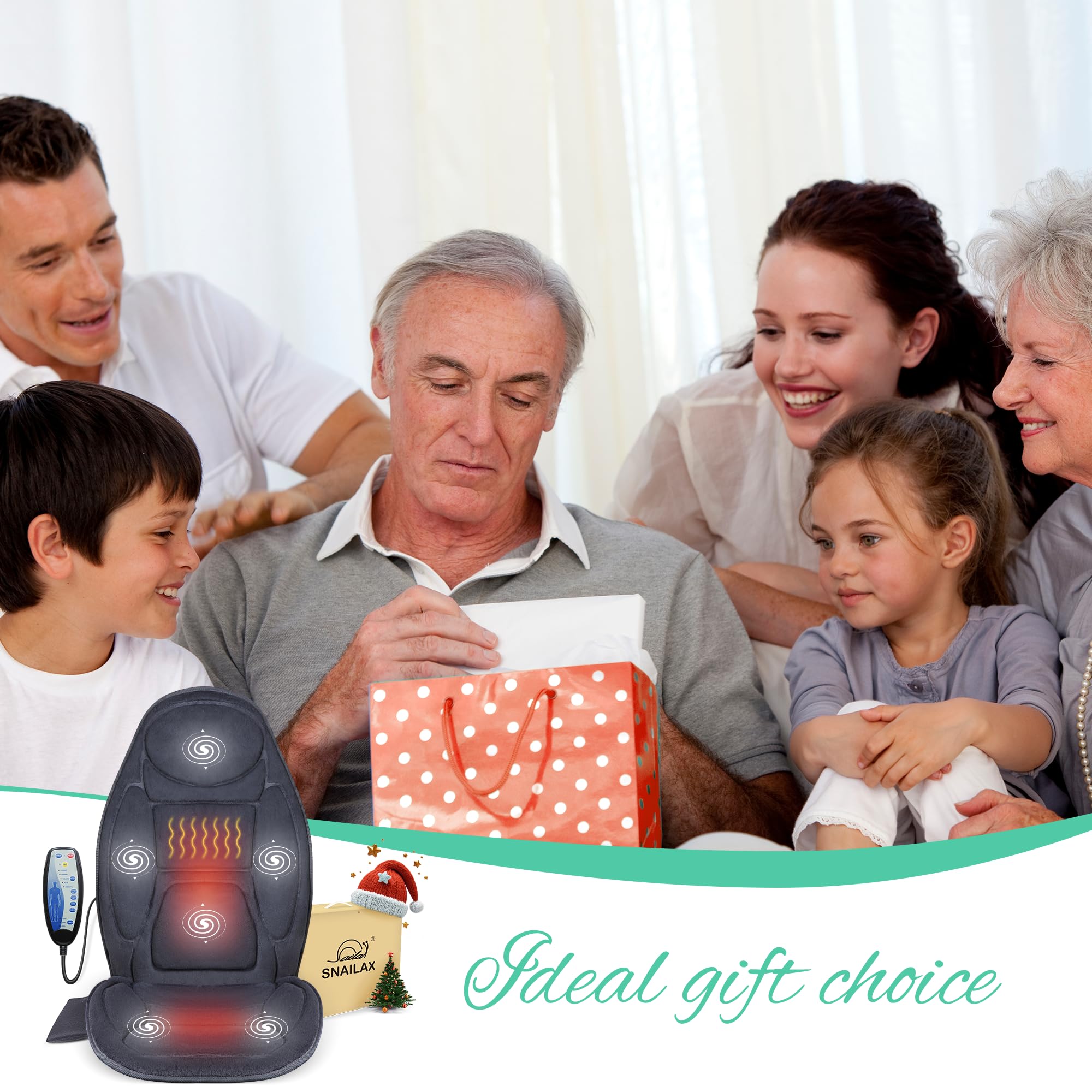 Snailax ideal gift-ready massage cushion for home offices.