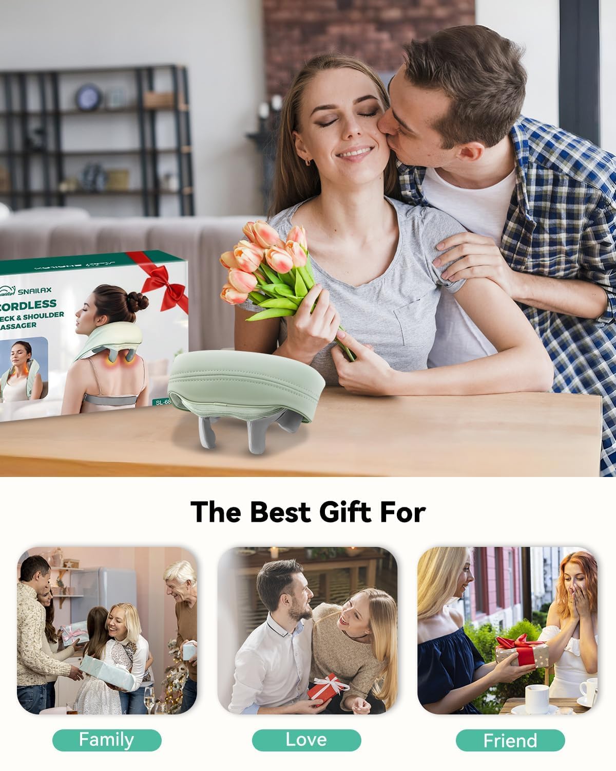 Snailax gift ready packaging makes a thoughtful holiday present.