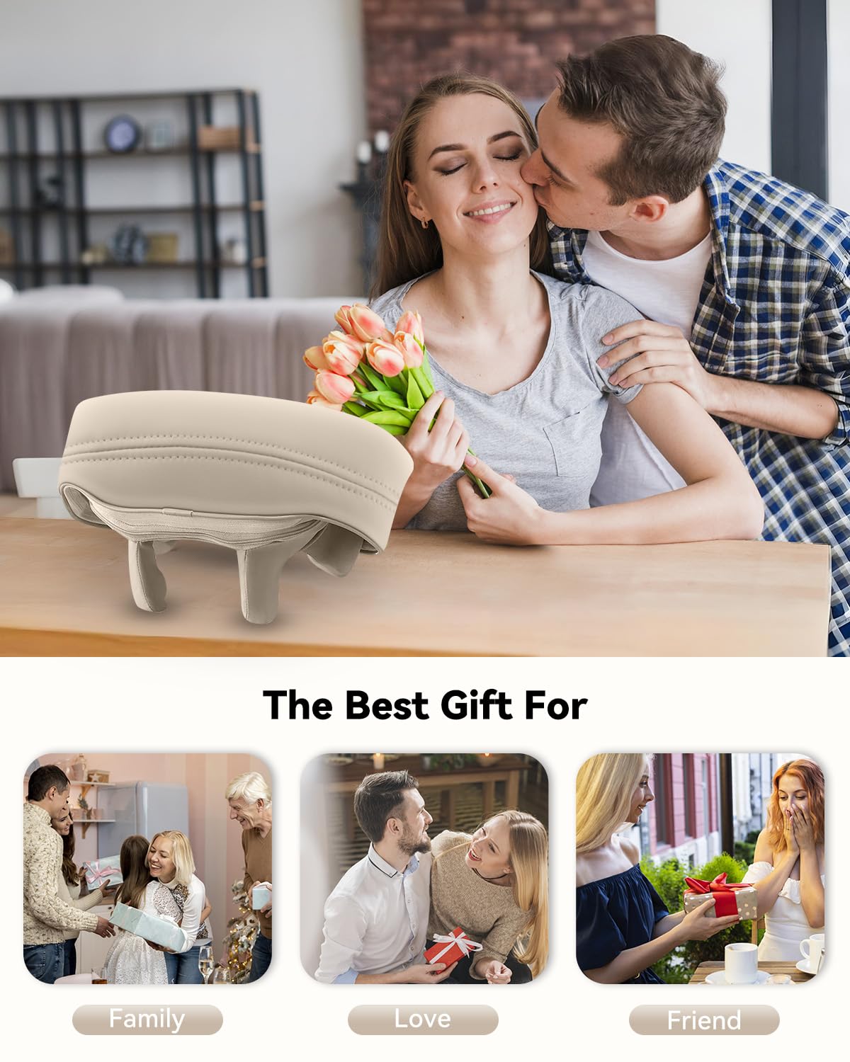 Gift-ready Snailax massager packaging suitable for loved ones.