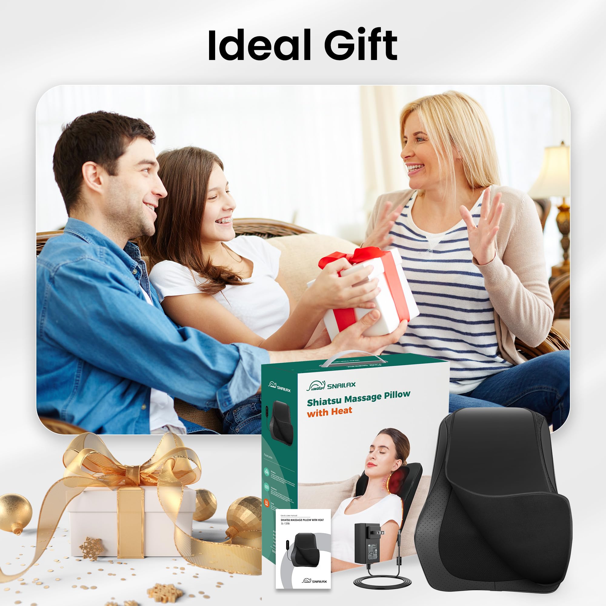 Snailax gift-ready packaging ideal for mom or dad