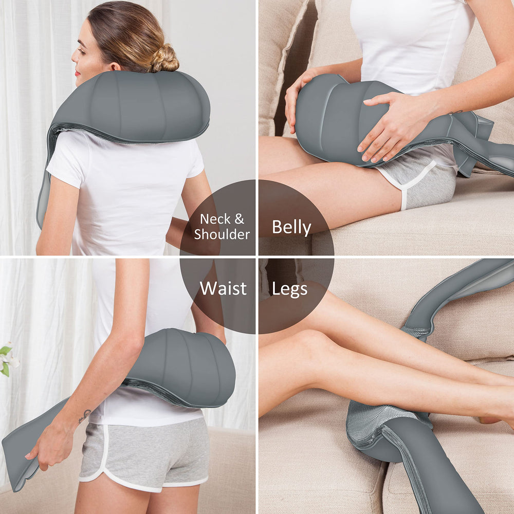 Snailax heat function provides infrared warmth during massage sessions
