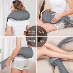 Snailax heat function provides infrared warmth during massage sessions