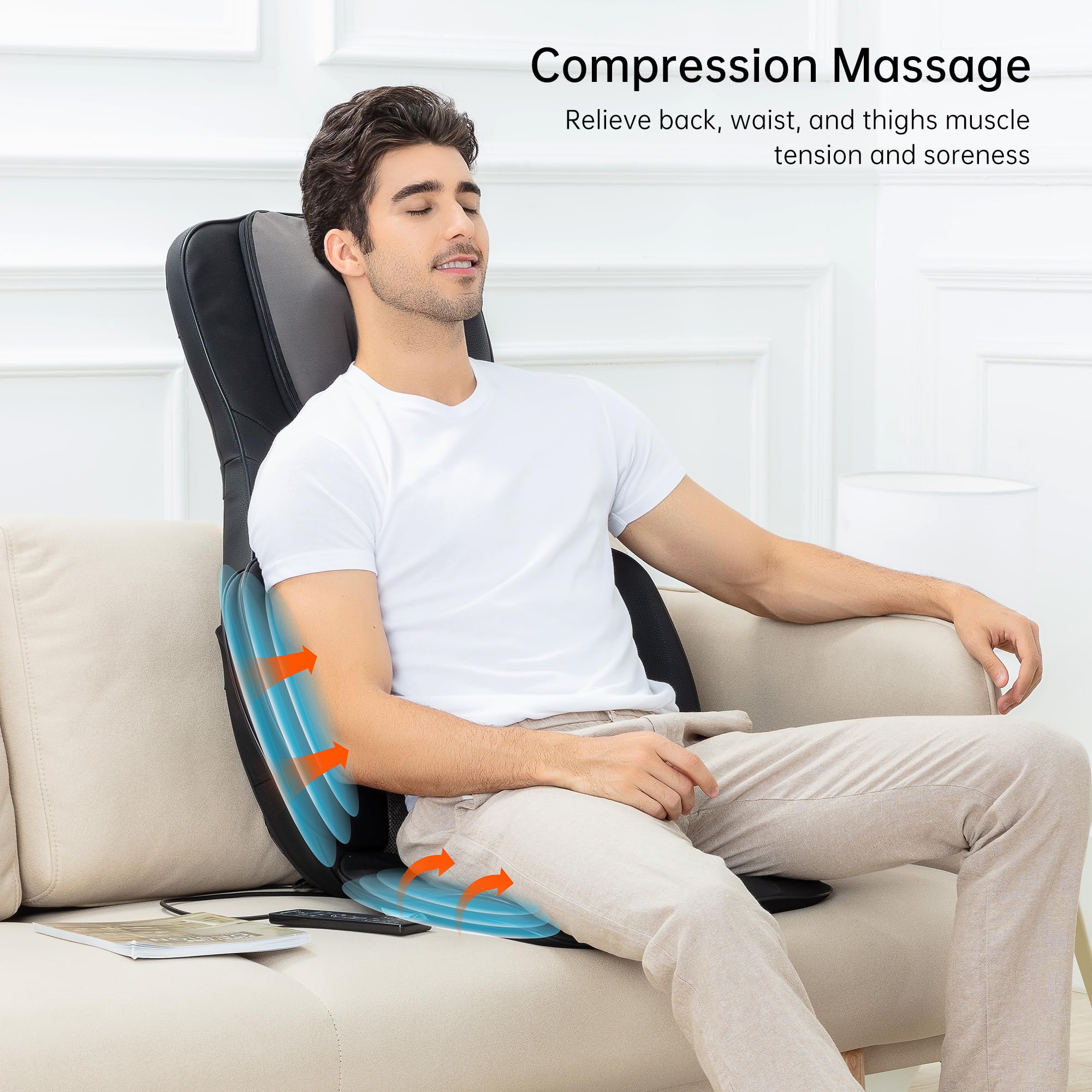Snailax heating and vibration seat option for warm comfort