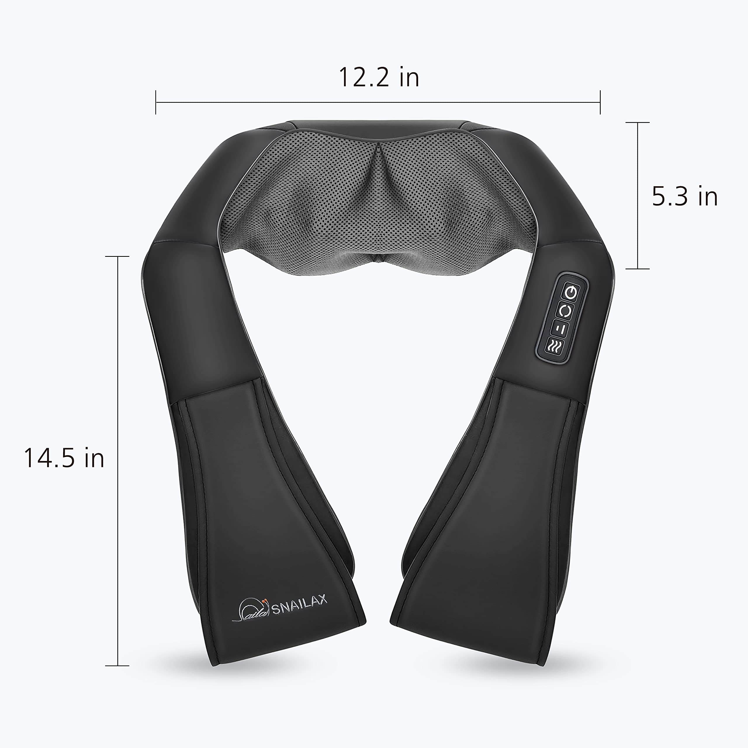 Lifestyle setup of Snailax massager on a couch for relaxation