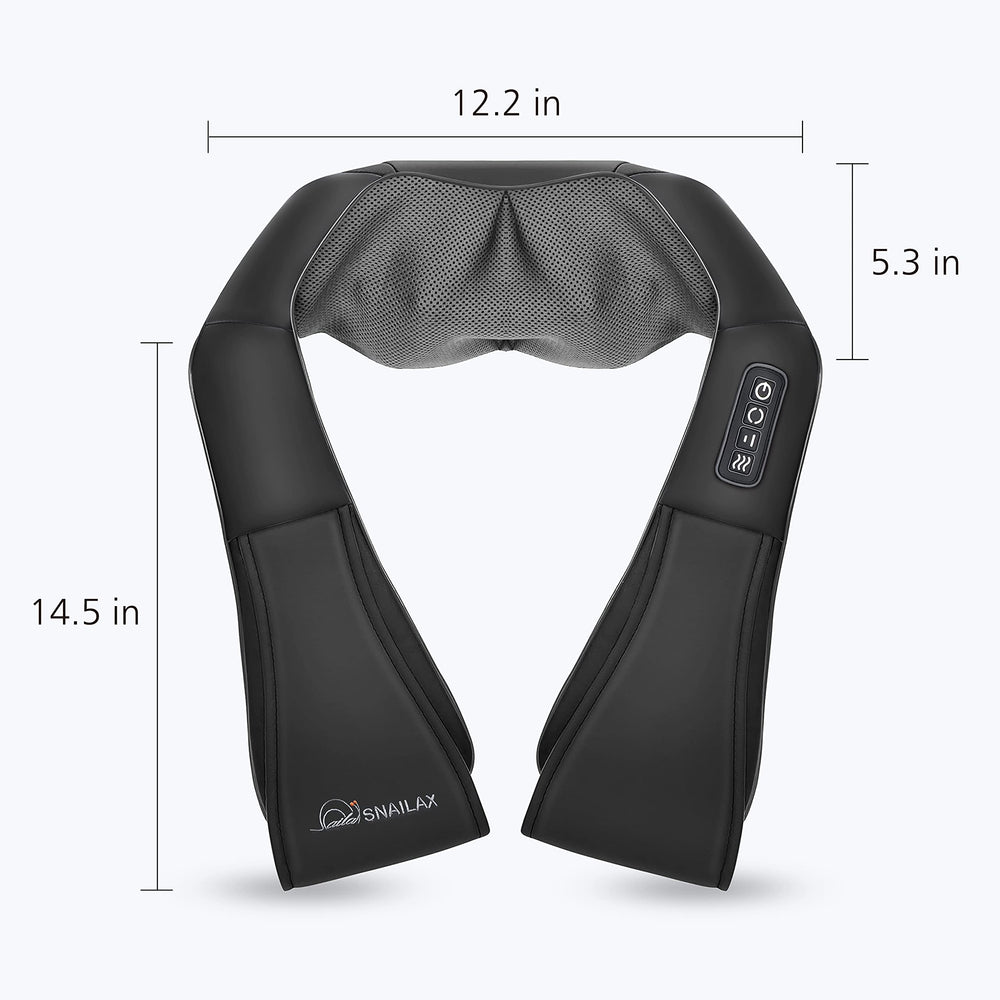 Lifestyle setup of Snailax massager on a couch for relaxation