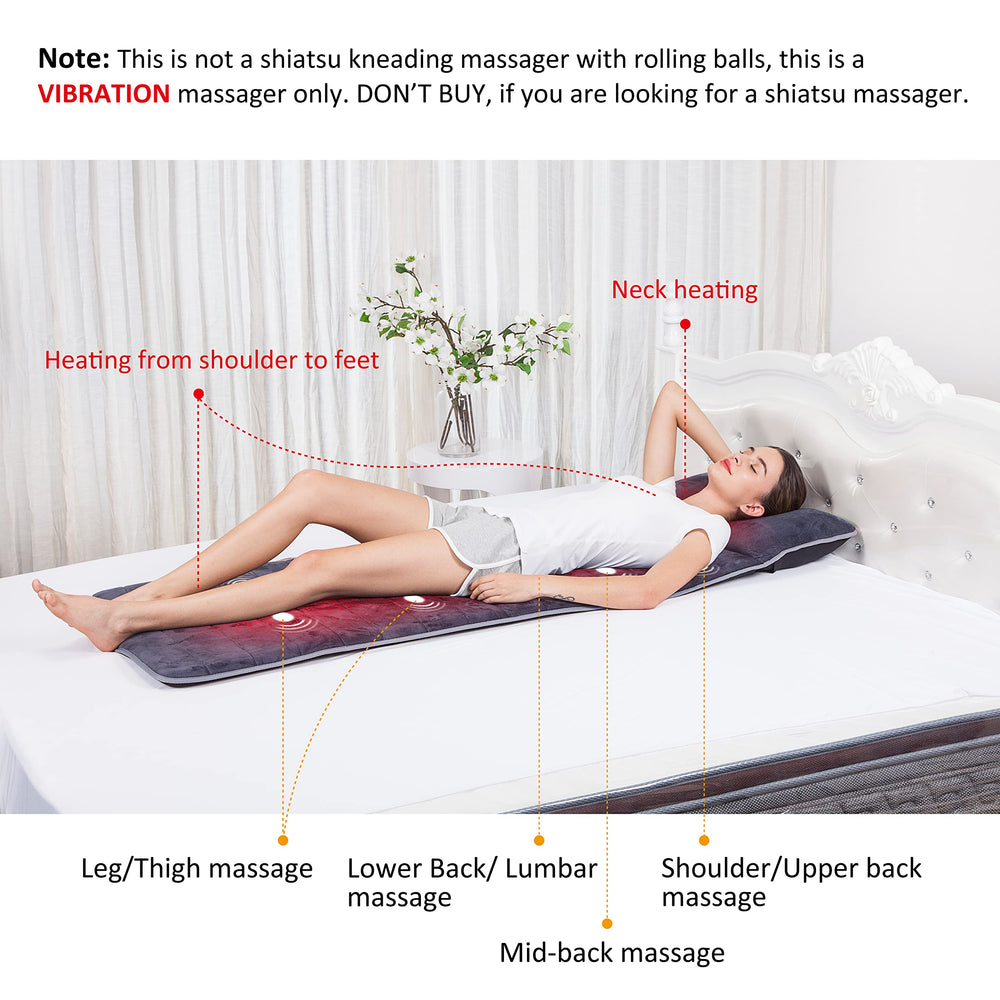Snailax massage mat focused on neck and shoulders for tension relief