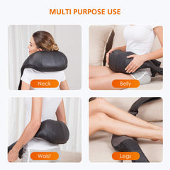 Snailax neck massager with heating function for soothing warmth during treatment