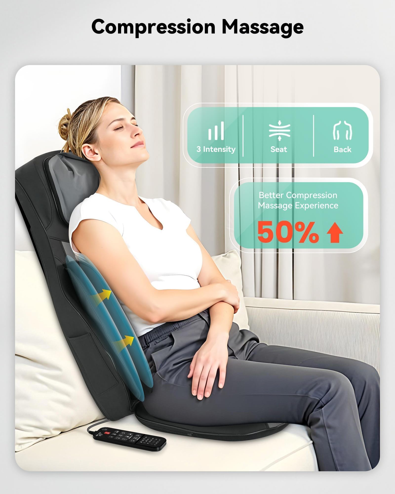 Adjustable-height neck rollers provide customized neck support