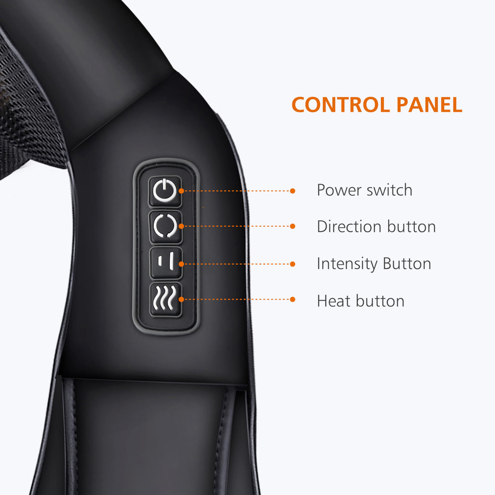 Snailax portable neck massager with handle belt ideal for home or office